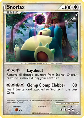 Carta Snorlax