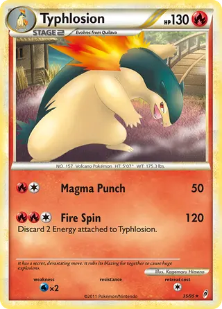 Carta Typhlosion