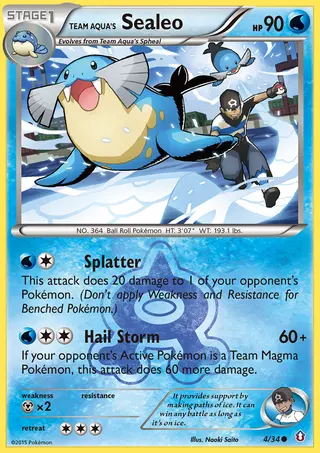 Carta Sealeo da Equipe Aqua