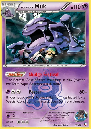 Carta Muk da Equipe Aqua