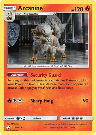 Carta Arcanine
