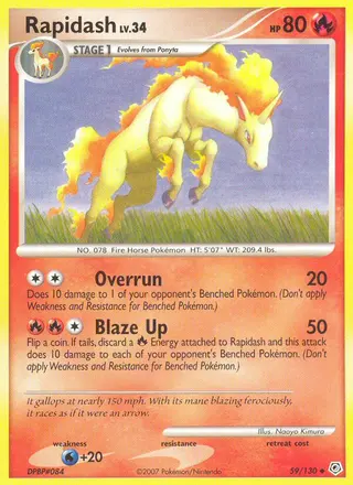 Carta Rapidash