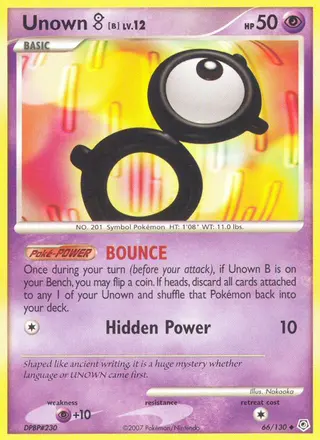 Carta Unown B