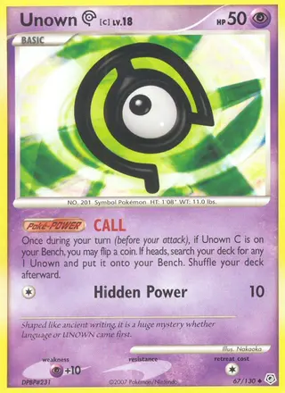 Carta Unown C