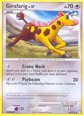 Carta Girafarig