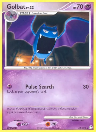 Carta Golbat