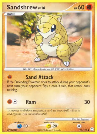Carta Sandshrew