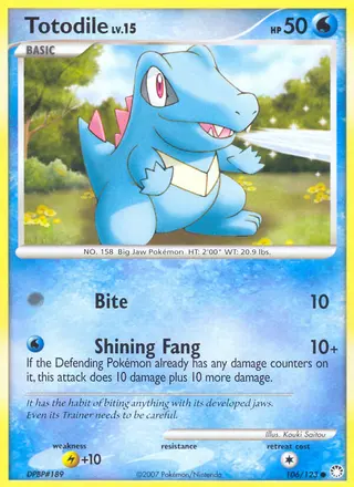 Carta Totodile
