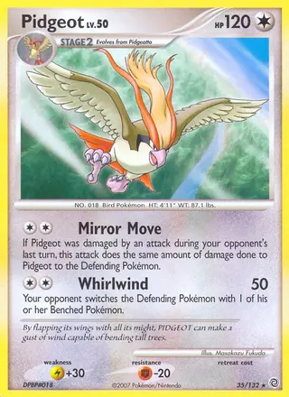 Carta Pidgeot
