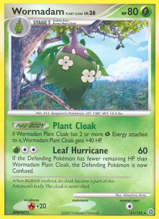 Carta Wormadam Plant Cloak