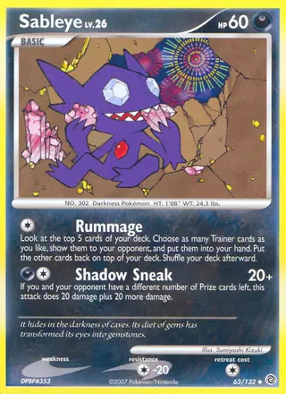 Carta Sableye