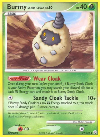 Carta Burmy Sandy Cloak