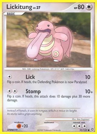 Carta Lickitung