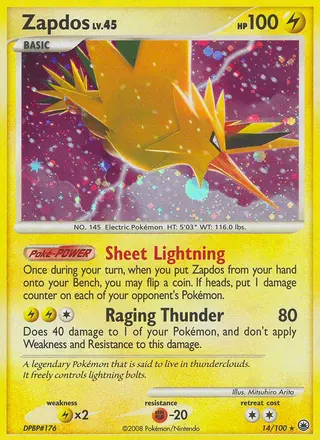 Carta Zapdos