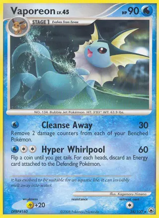 Carta Vaporeon