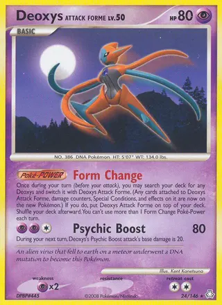 Carta Deoxys Attack Forme