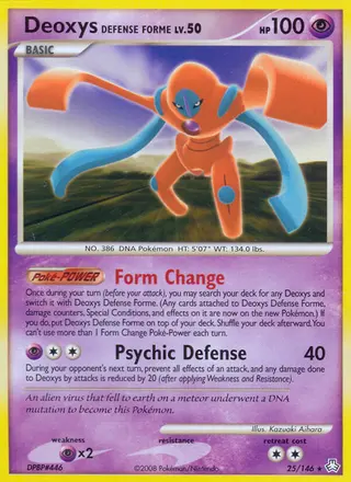 Carta Deoxys Defense Forme