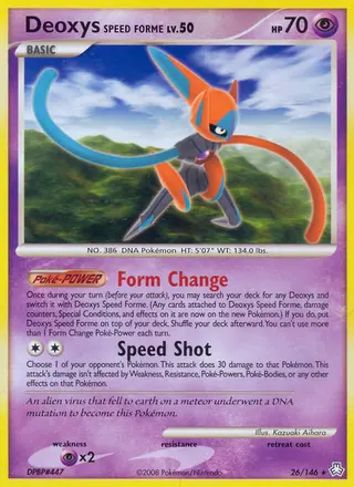 Carta Deoxys Speed Forme