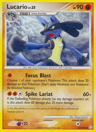 Carta Lucario