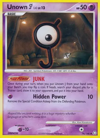 Carta Unown J