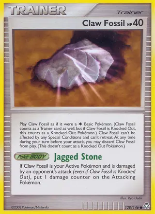 Carta Claw Fossil