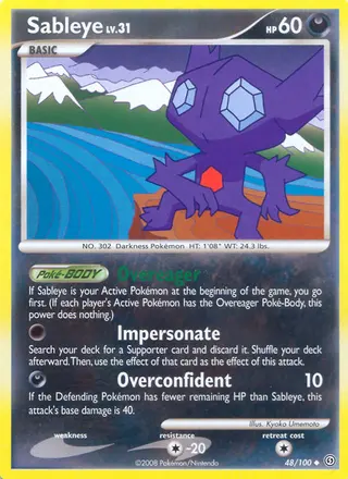 Carta Sableye