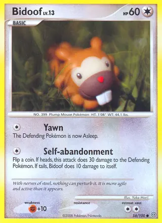 Carta Bidoof