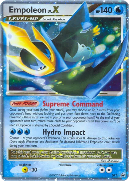 Carta Empoleon LV.X