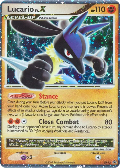 Carta Lucario LV.X