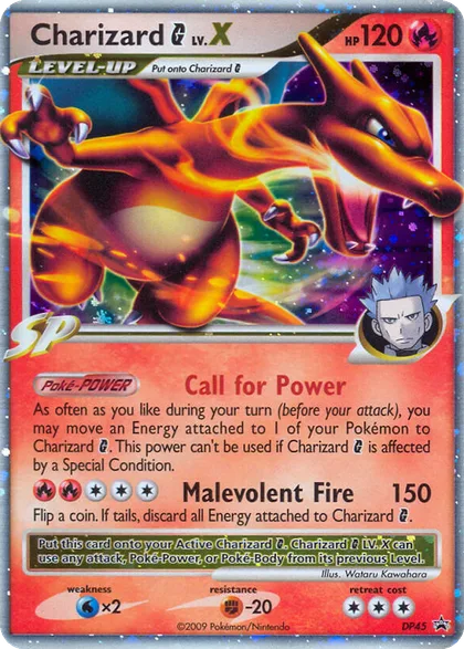 Carta Charizard G LV.X