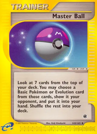Carta Master Ball