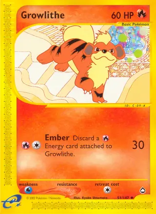 Carta Growlithe