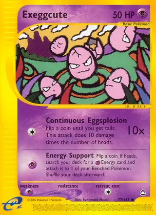 Carta Exeggcute