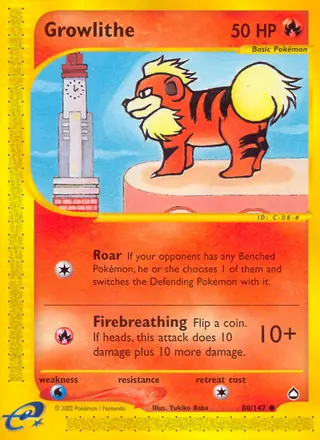 Carta Growlithe