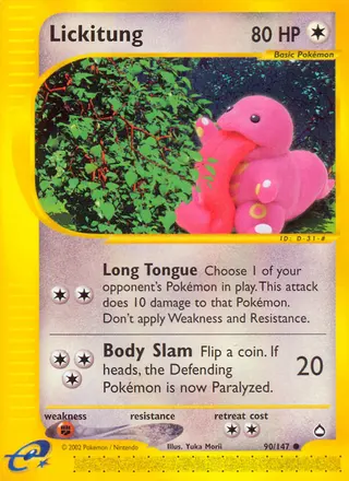 Carta Lickitung