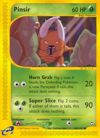 Carta Pinsir