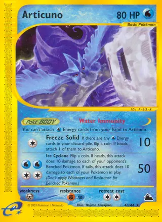 Carta Articuno