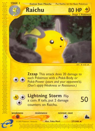 Carta Raichu