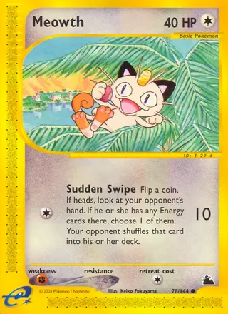 Carta Meowth