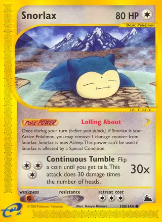 Carta Snorlax