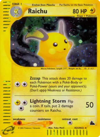 Carta Raichu