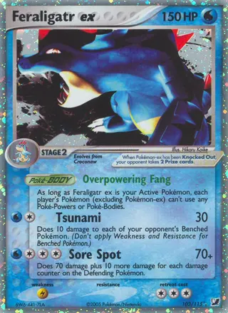 Carta Feraligatr ex