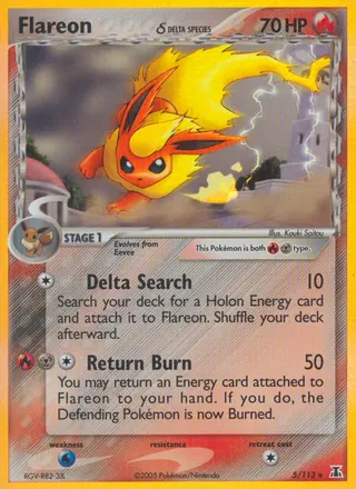 Carta Flareon δ