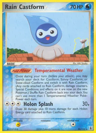 Carta Rain Castform