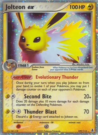 Carta Jolteon ex