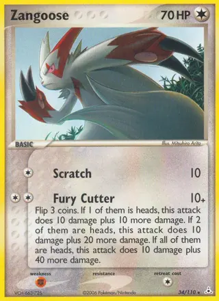 Carta Zangoose