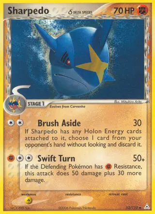 Carta Sharpedo δ