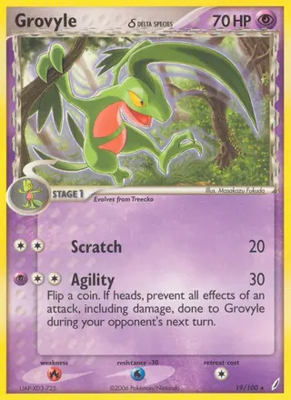 Carta Grovyle δ