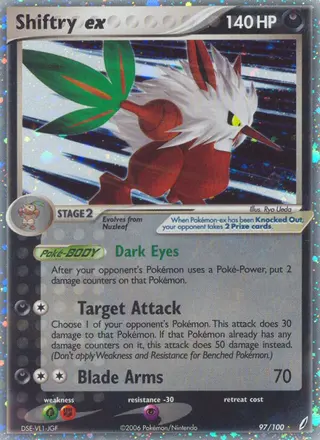 Carta Shiftry ex