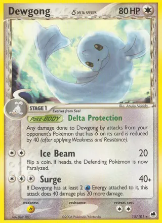Carta Dewgong δ